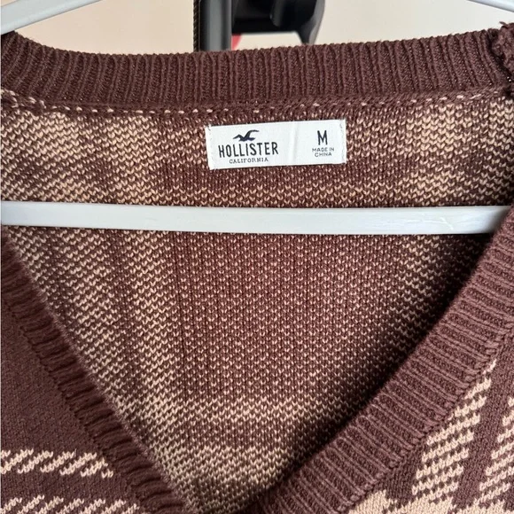 Hollister Brown Plaid Cardigan - Picture 4 of 4